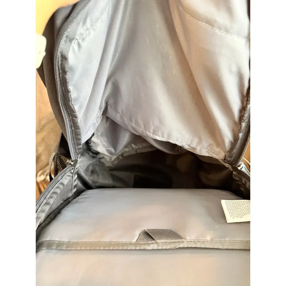 The North Face Jester Backpack Black FlexVent Laptop School Travel Bag